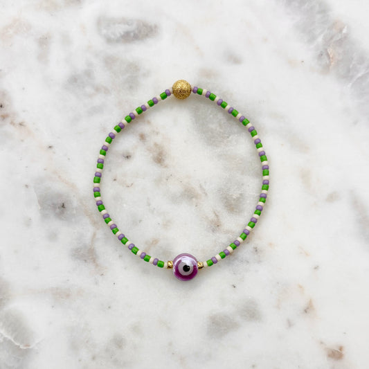 Mati Bracelet - Purple